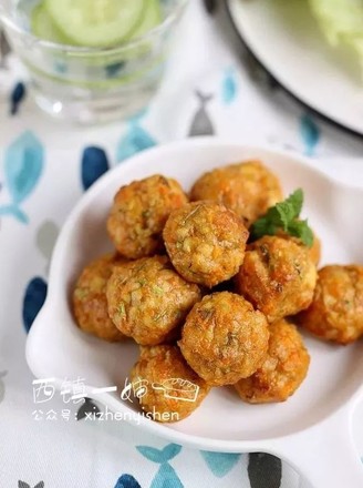 Air Fryer Version Tofu Vegetarian Meatballs recipe