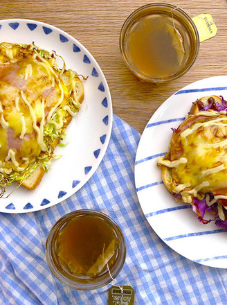Okonomiyaki Flavor Toast | Sun Cat Breakfast recipe