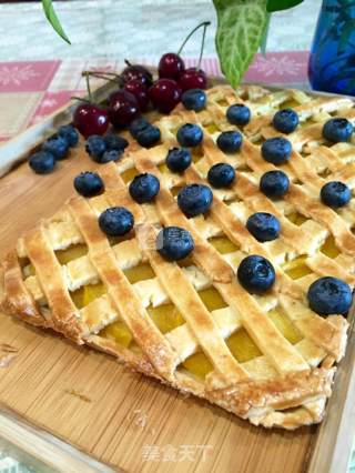 #aca烤明星大赛#mango Pie with Milky Flavor recipe