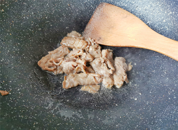 Stir-fried Rice Cake with Fermented Beef recipe