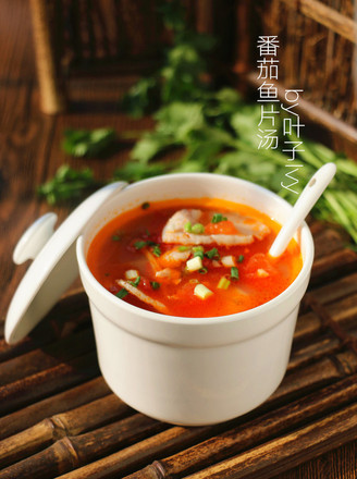 Appetizing Tomato Fish Soup