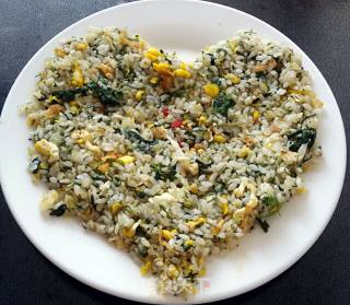 #春食野菜香# Dandelion Egg Fried Rice recipe