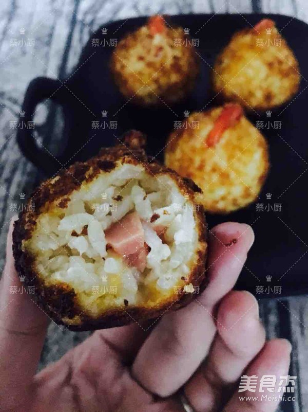 Crispy Shrimp Rice Balls recipe