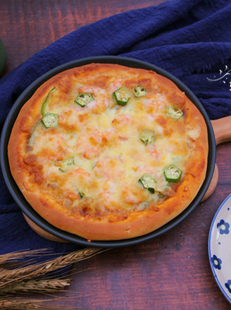 Shrimp Thick Bottom Pizza recipe