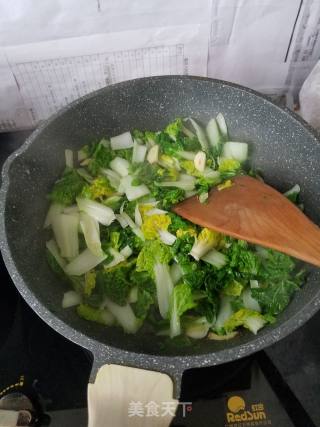 Stir-fried Yellow Cabbage recipe