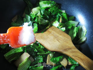 Stir-fried Lettuce with Veggie Ham recipe