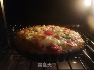 Onion Ham Pizza recipe