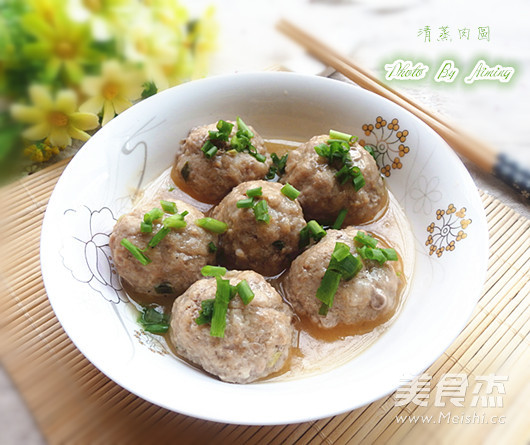 Steamed Meatballs recipe