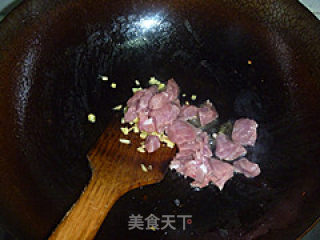 Fried Pork with Pleurotus Eryngii recipe