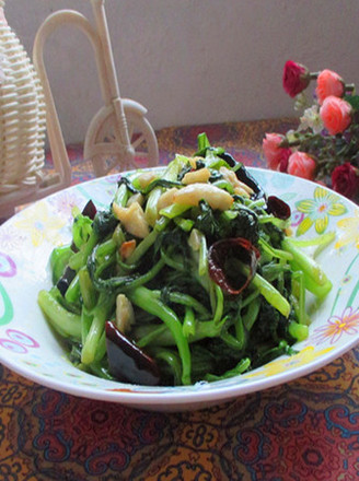 Spicy Stir-fried Choy Sum recipe