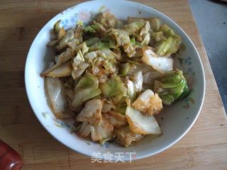 Vegetarian Stir-fried Cabbage recipe