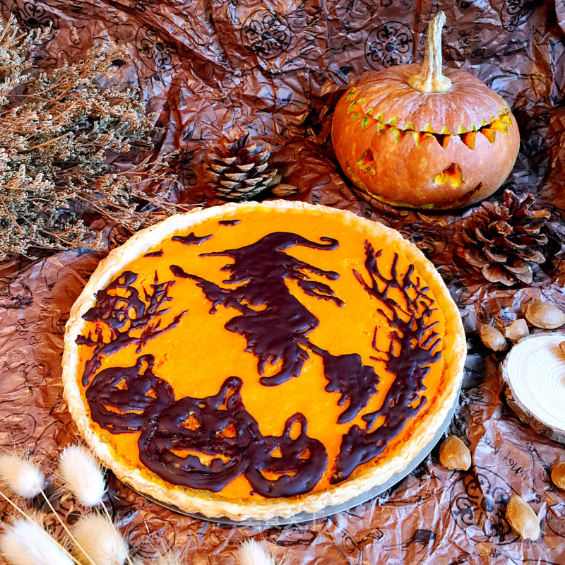 Halloween Pumpkin Pie recipe