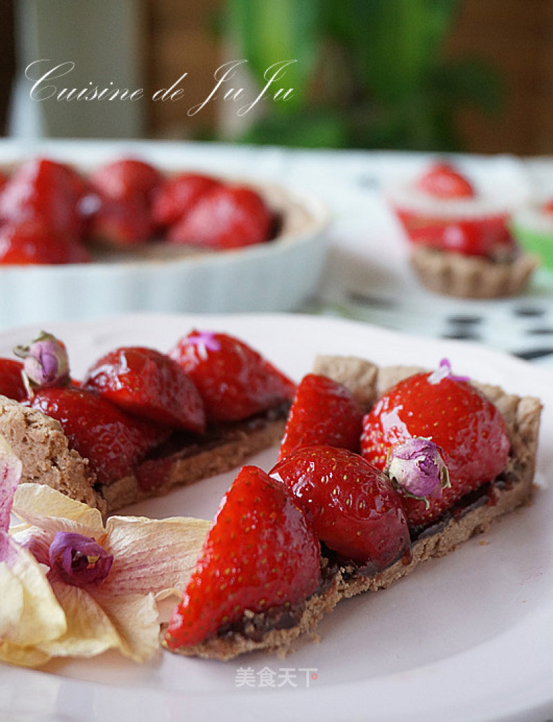 French Chocolate Strawberry Tower recipe