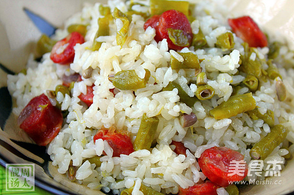 Cowpea Sausage Rice recipe