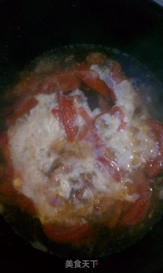 Tomato Meat and Egg Soup recipe