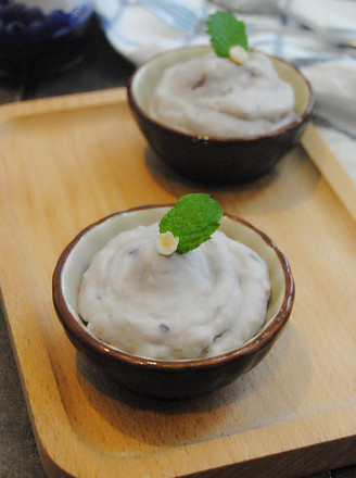 Condensed Milk Blueberry Yam Puree