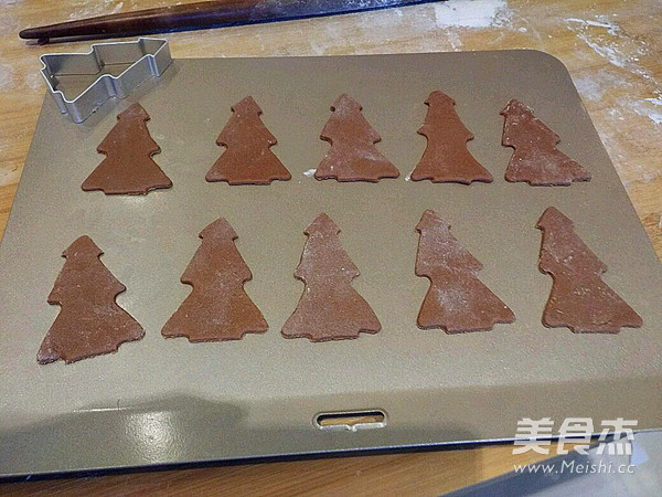 Ginger Candy Christmas Tree Cookies recipe