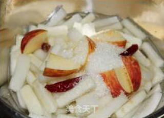 Lime Sweet and Sour Radish recipe