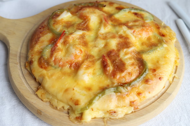Seafood Pizza (with Detailed Pizza Embryo Making) recipe