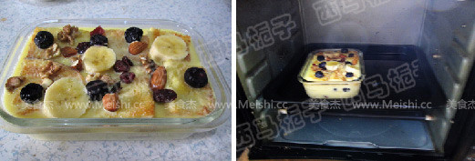 Fruit Toast Pudding Bento recipe