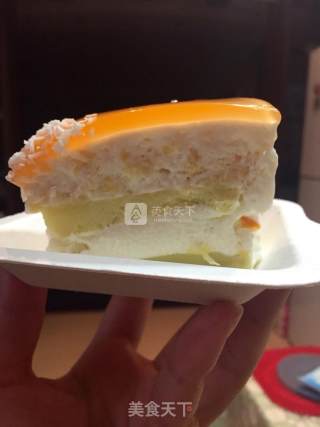 Yellow Peach Orange Mousse Cake 6 Inches recipe