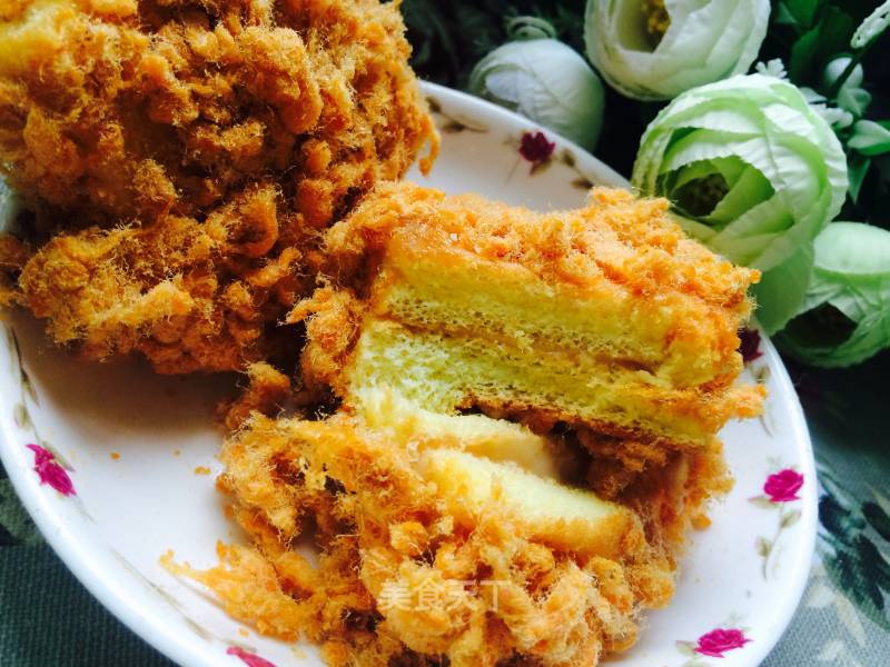 #四session Baking Contest and is Love to Eat Festival#net Red Pork Floss Cake recipe
