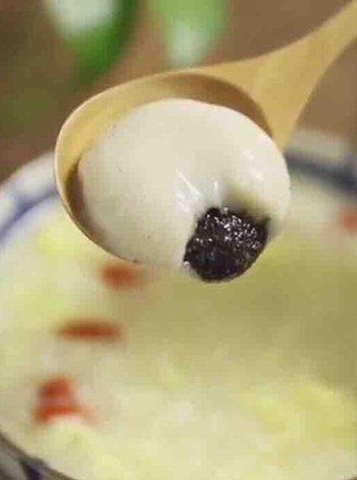 Black Sesame Rice Balls with Glutinous Rice recipe