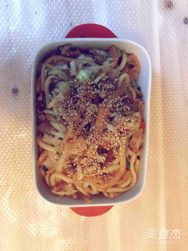 Fried Udon Noodles recipe