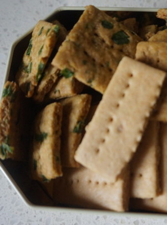 Whole Wheat Chive Biscuits