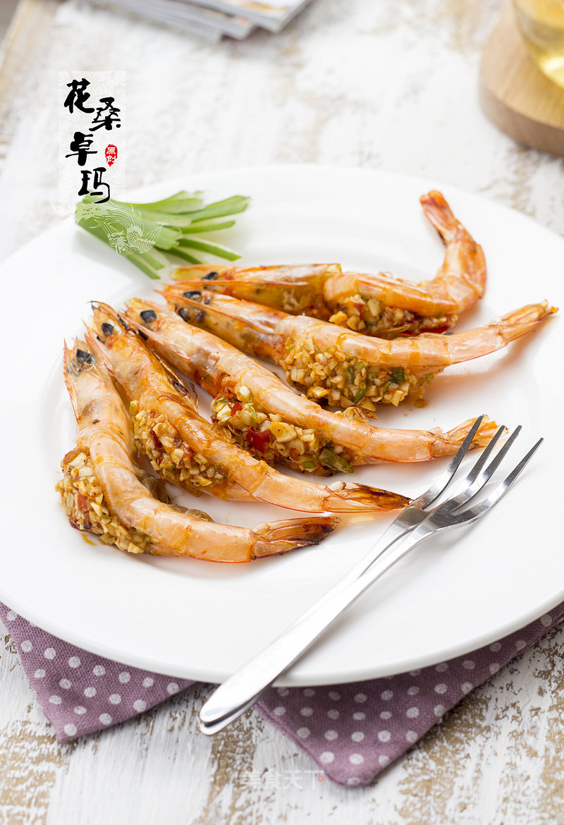 It's So Delicious that You Don't Even Want to Let Go of The Shrimp Shells-garlic Open Back Shrimp recipe