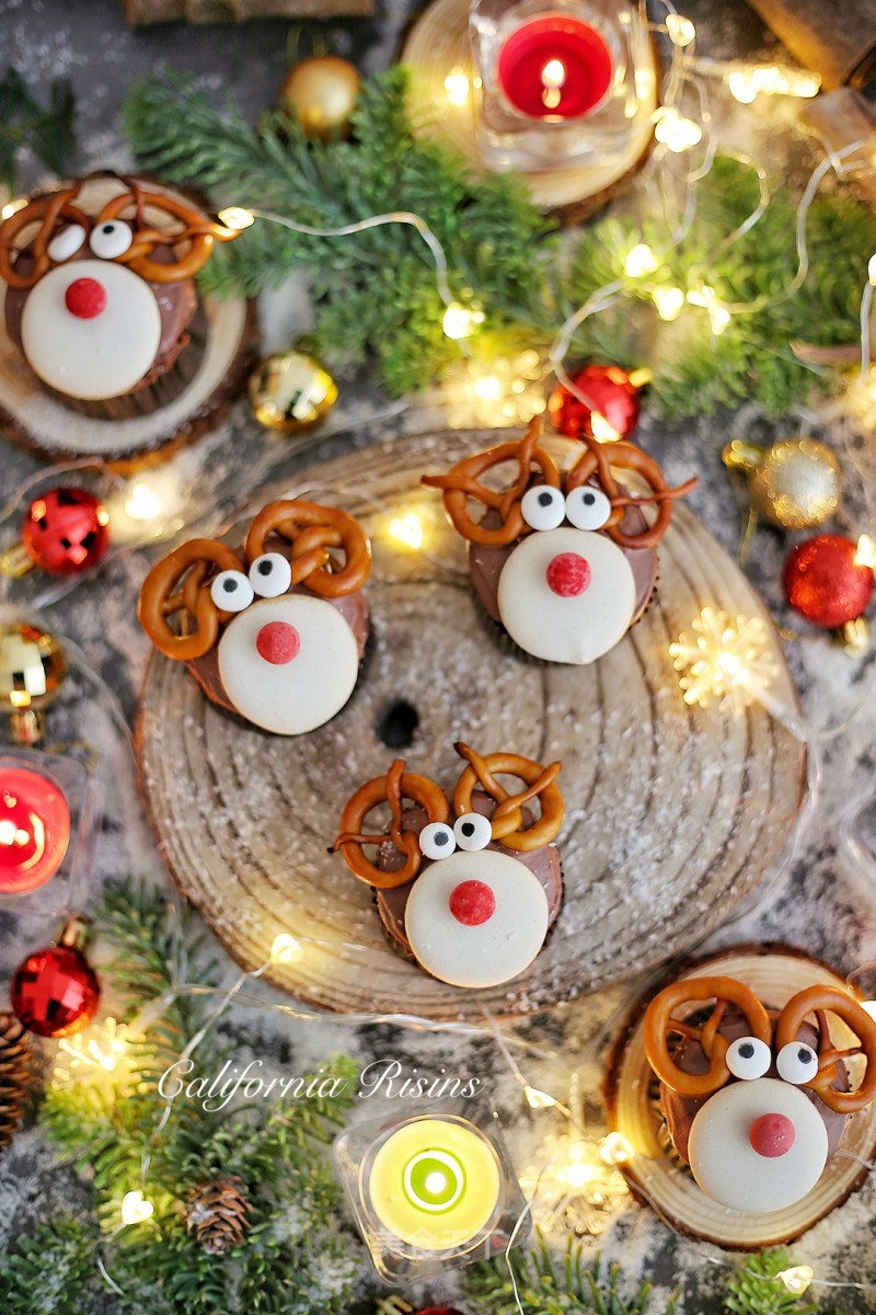 Christmas Elk Cupcakes