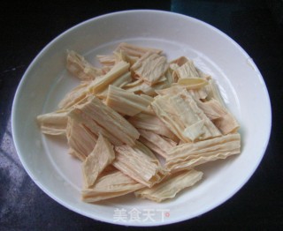 Spinach with Yuba recipe