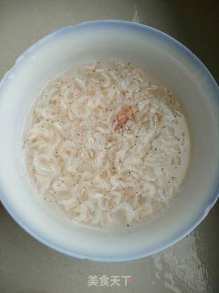 Shrimp Skin. Scrambled Eggs with Green Onions recipe
