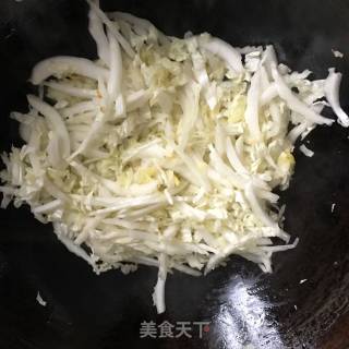 Green Pepper and Cabbage Shreds recipe