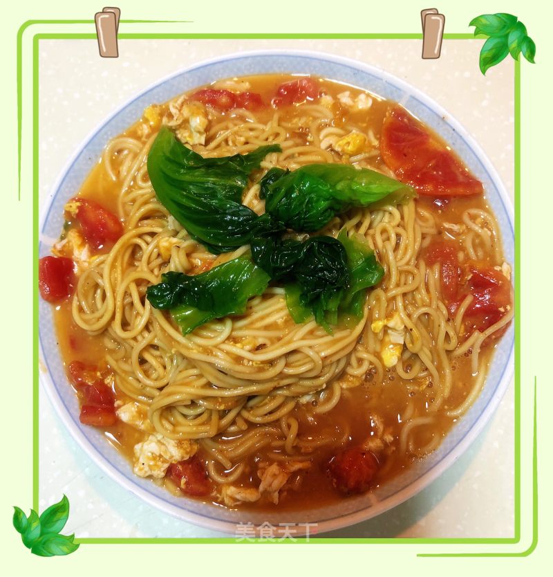 Fried Noodles with Tomato and Egg recipe