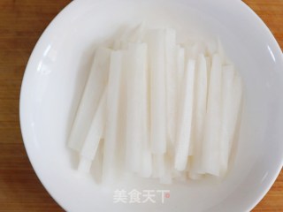 Appetizer 💯 Sweet and Spicy Dried White Radish (simple and Quick Pickling Cold Vegetables, Pickles) recipe