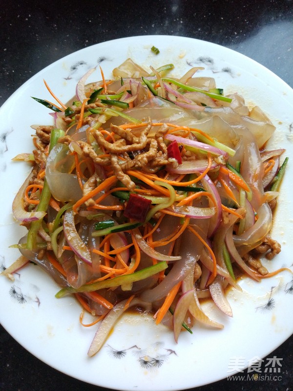 Colorful Shredded Pork Skin recipe