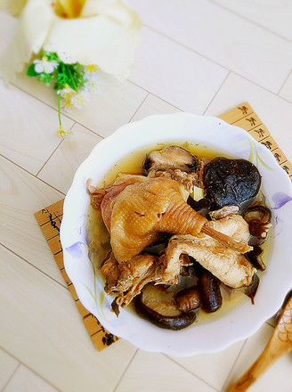 Stewed Chicken with Mushrooms