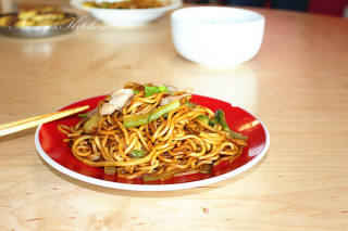 Stir-fried Noodles with Homemade Loin recipe