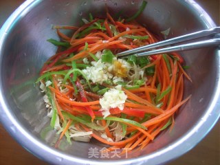 Tofu Skin Mixed with Three Shreds recipe