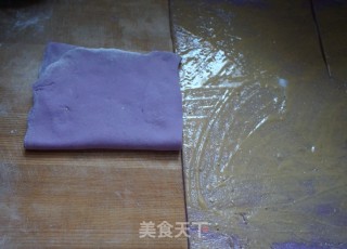 #trust之美#thousand-layer Purple Sweet Potato Hair Cake recipe
