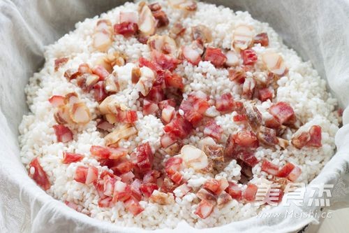 Glutinous Rice with Peas recipe