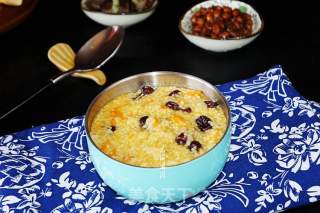 Red Dates Pumpkin Millet Porridge recipe