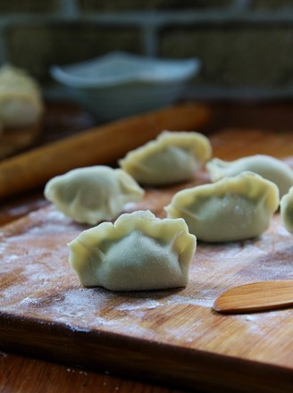 Pumpkin, Egg and Shrimp Dumplings recipe