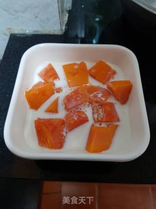 Papaya Stew with Milk recipe