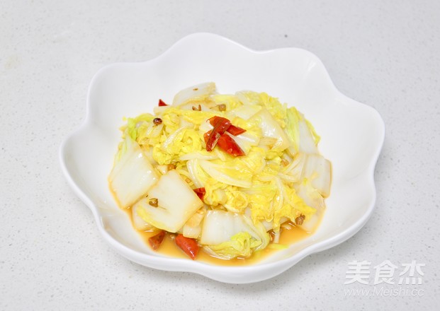 Sour and Spicy Shrimp Oil Cabbage recipe