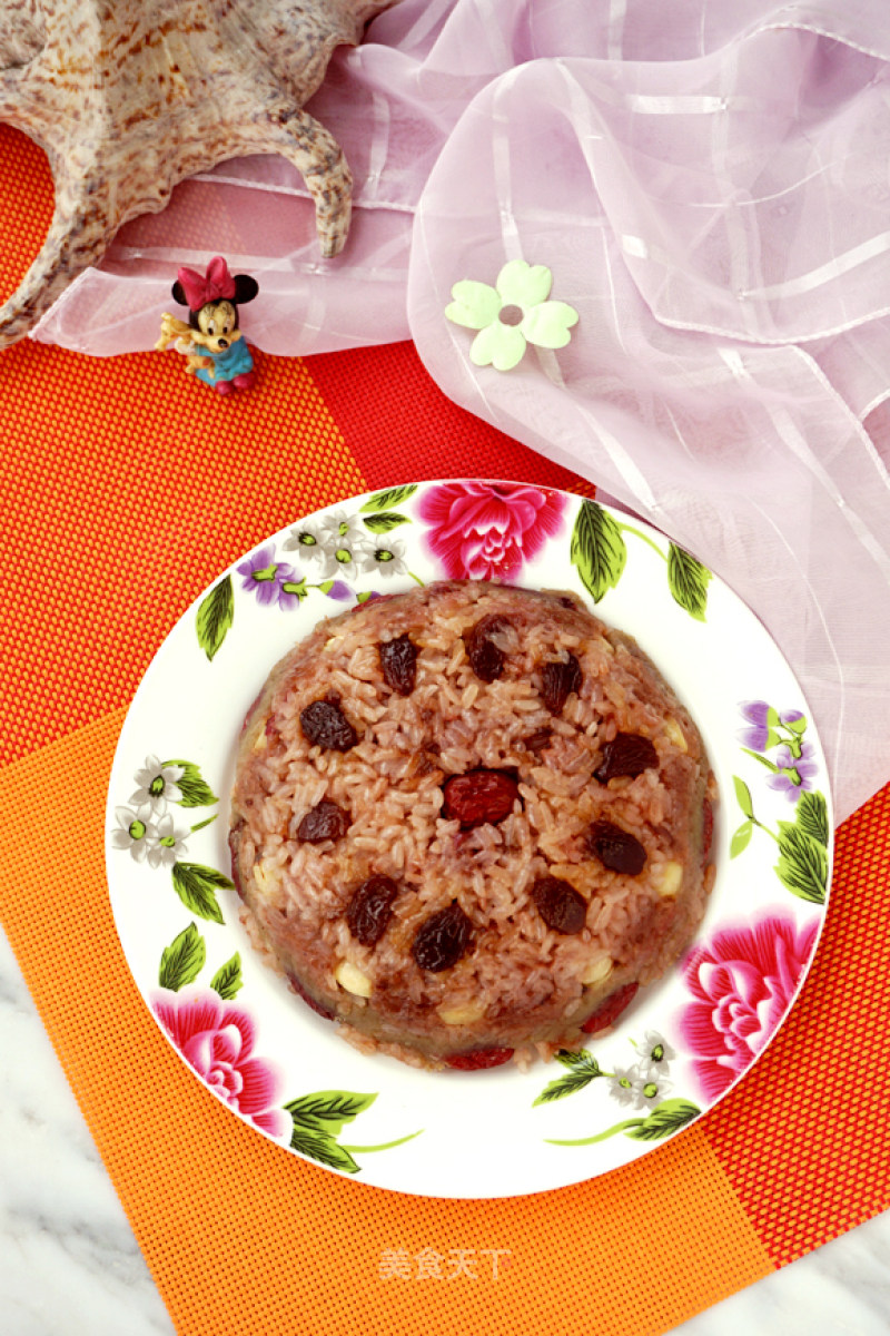 Chestnut Bean Paste and Rose Eight Treasure Rice recipe