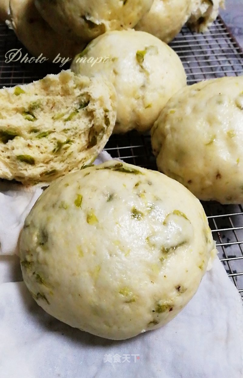 #春食野菜香# Yuqian Steamed Buns recipe