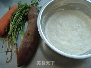 Sweet Potato and Vegetable Cookies recipe