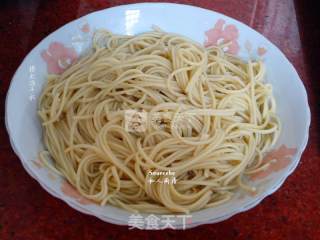 Scallion Fried Noodles recipe